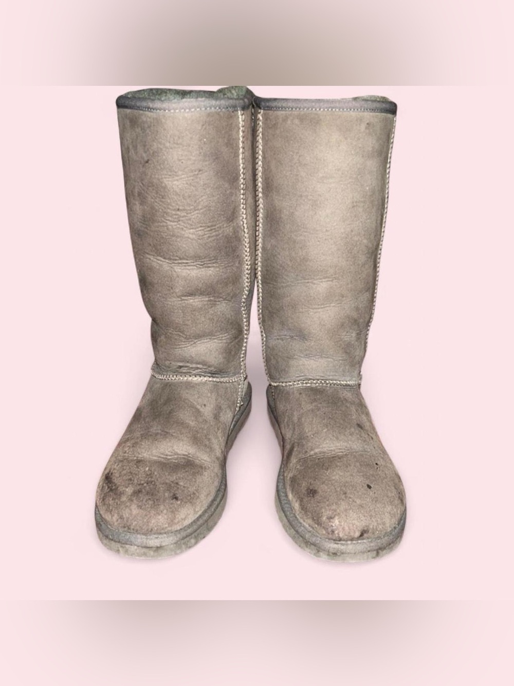 🩶Women’s Tall Gray UGG Boots 7🩶